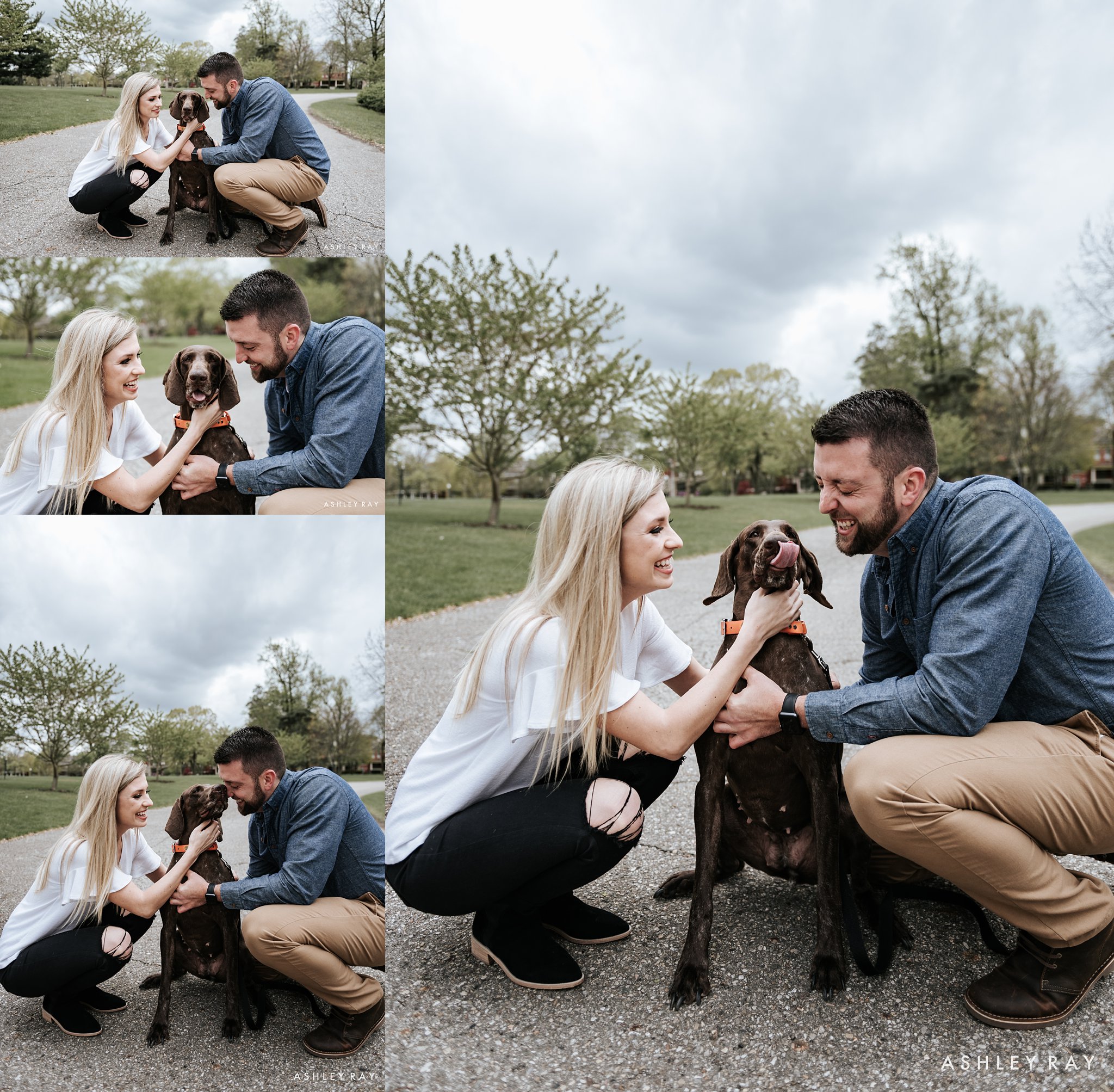Franklin Park Conservatory in columbus ohio, dog couple, Indoor engagement session, ohio wedding photographer