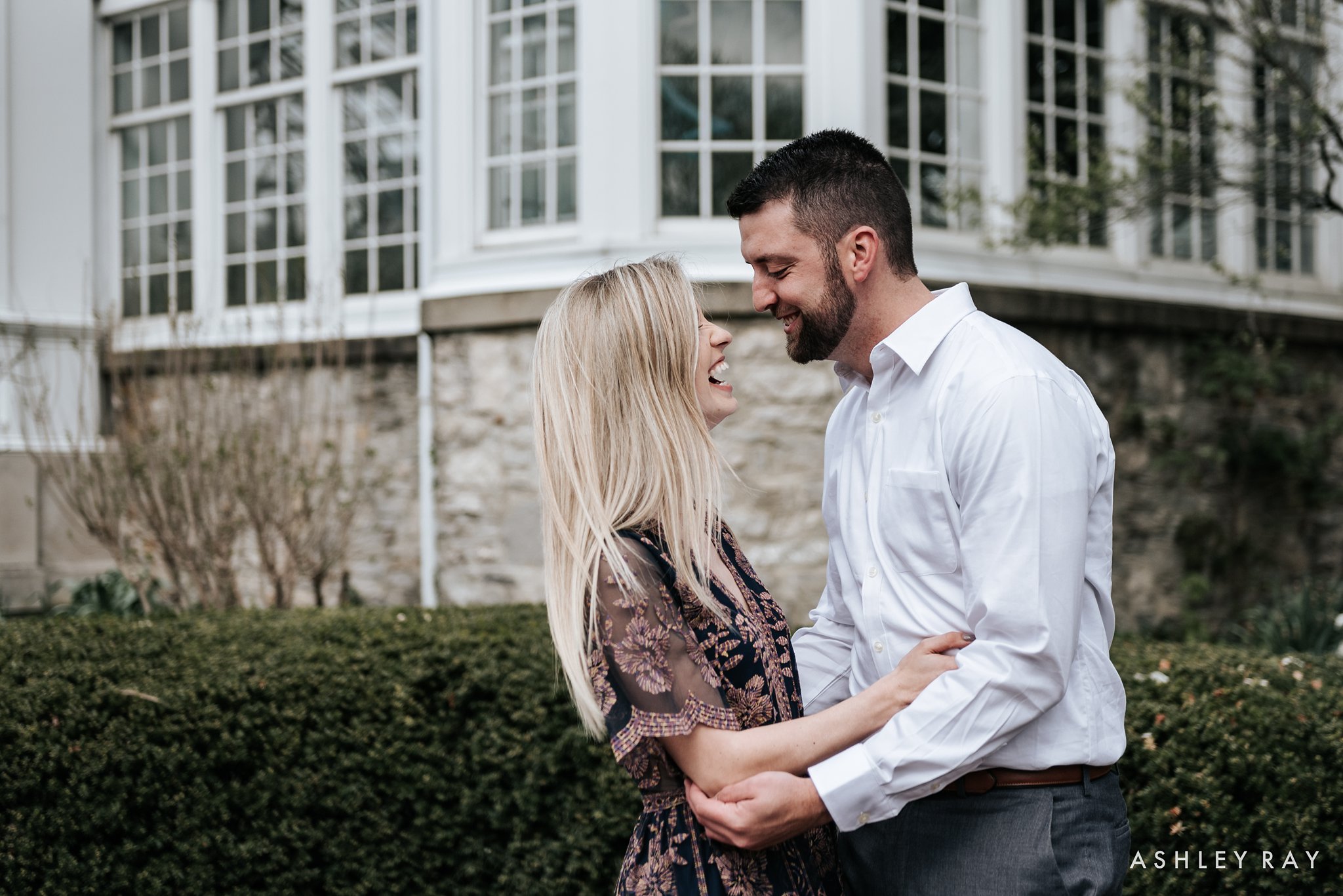 Franklin Park Conservatory in columbus ohio, dog couple, Indoor engagement session, ohio wedding photographer